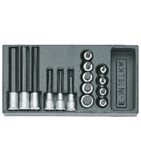 JUEGO DE VASOS DESTORNILLADOR 1/2"" EN MODULO ES 1/3 1402234 GEDORE